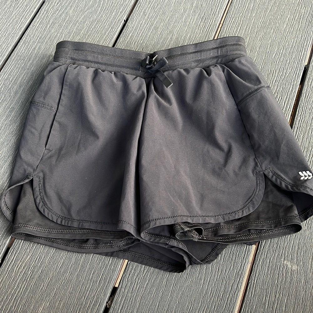 Youth all in motion black shorts